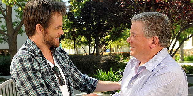 William Shatner e Chris Pine nel documentario "The Captain"