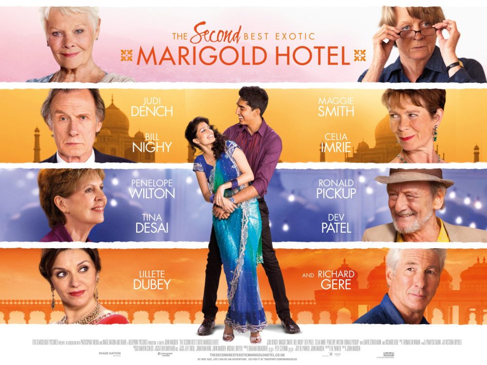 ritorno al marigold hotel poster