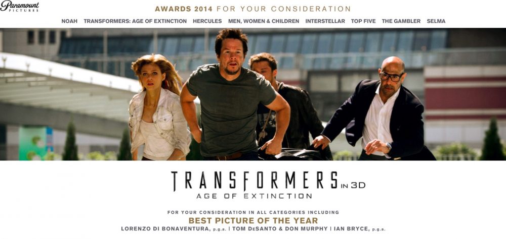 transformers 4 FYC