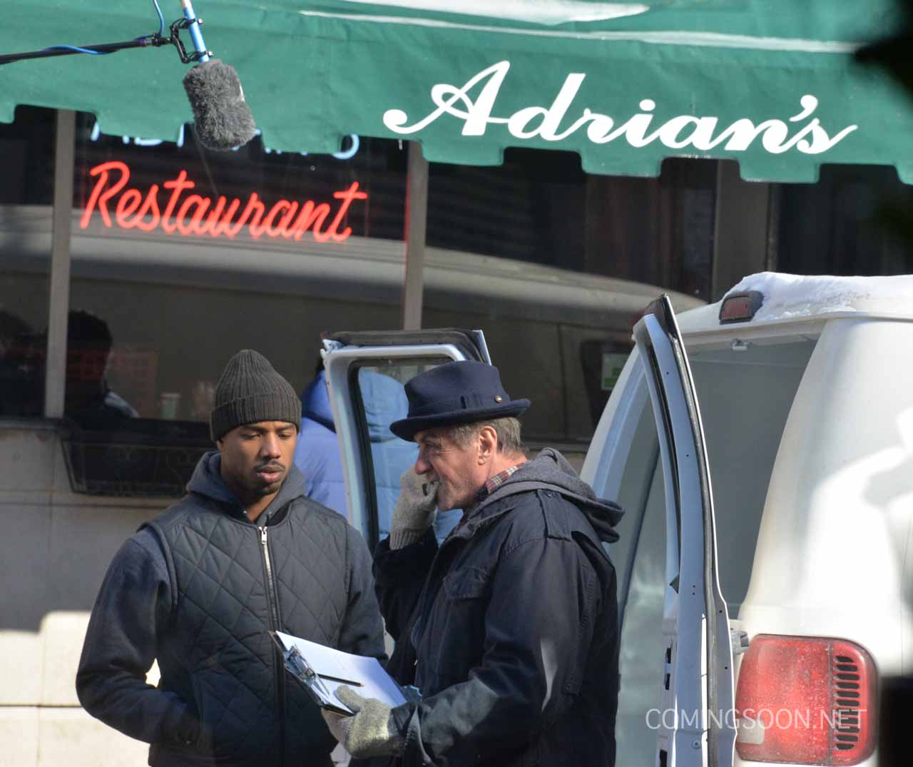 The set of the new Rocky movie 'Creed'