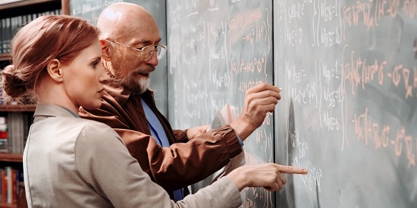 Kip Thorne e Jessica Chastain