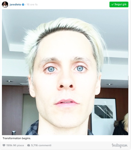 Jared Leto Instagram