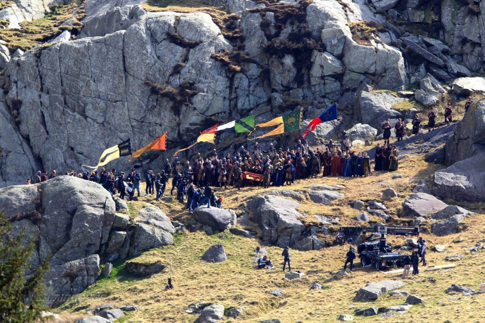 'Knights of the Roundtable: King Arthur' filming