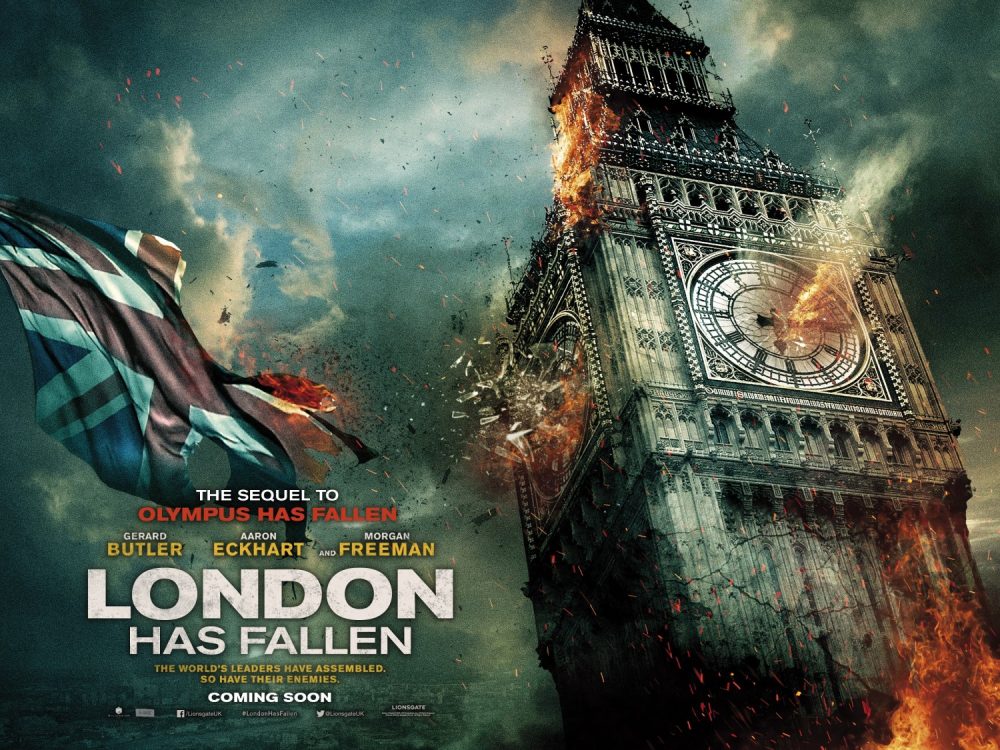 london has fallen big ben banner