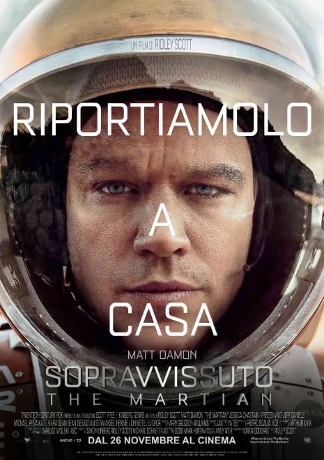 Sopravvissuto - The Martian - Poster