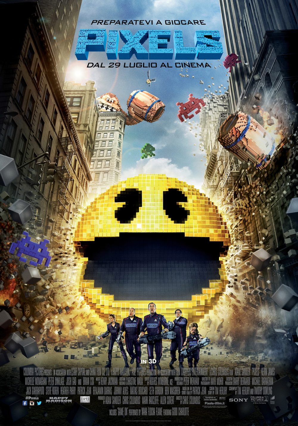 Pixels Poster Ufficiale