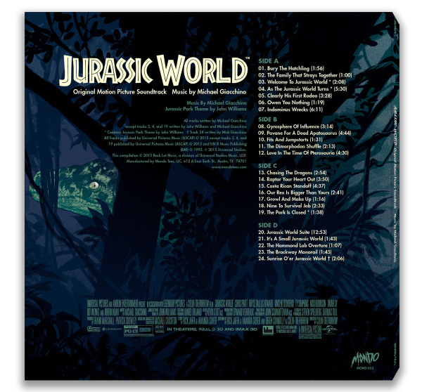 Mondo Jurassic World Vinile