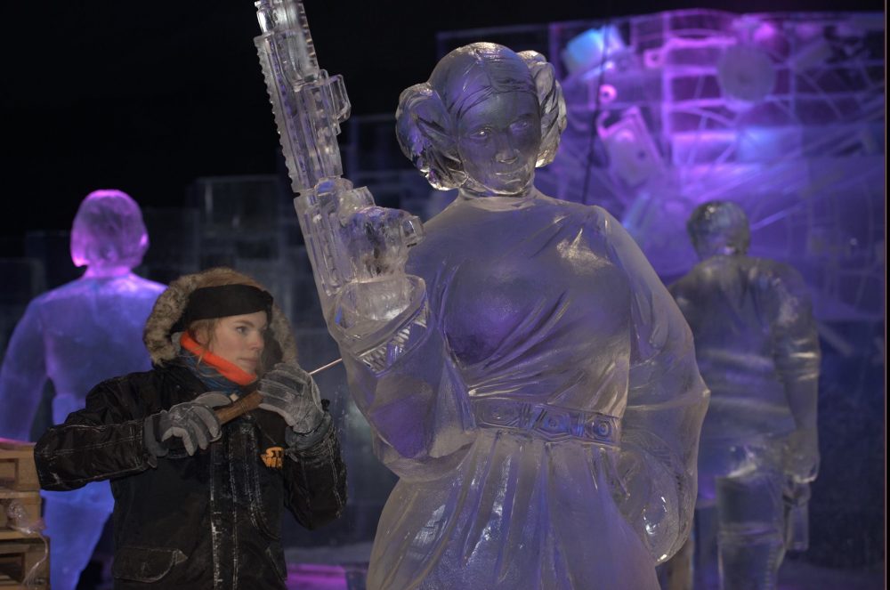 Star Wars Ice Sculpture