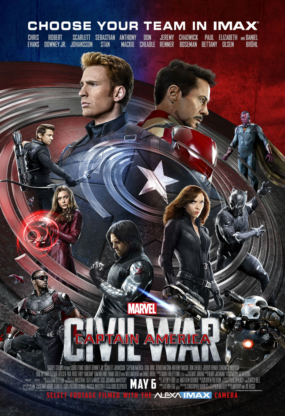 Captain America Civil War poster IMAX