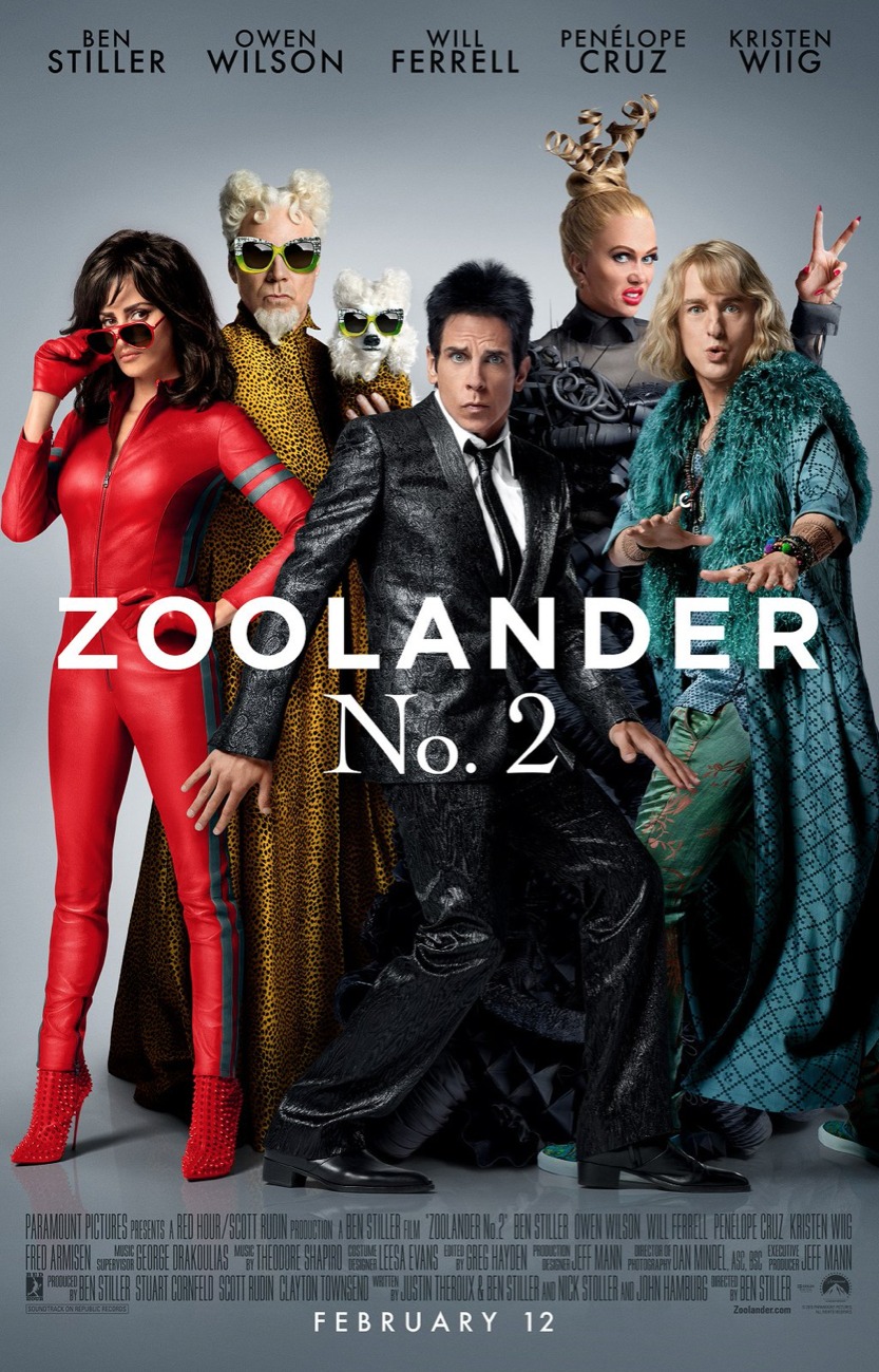 Zoolander 2 - poster