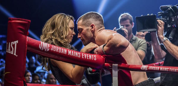 (L-R) AMY MCADAMS and JAKE GYLLENHAAL star in SOUTHPAW