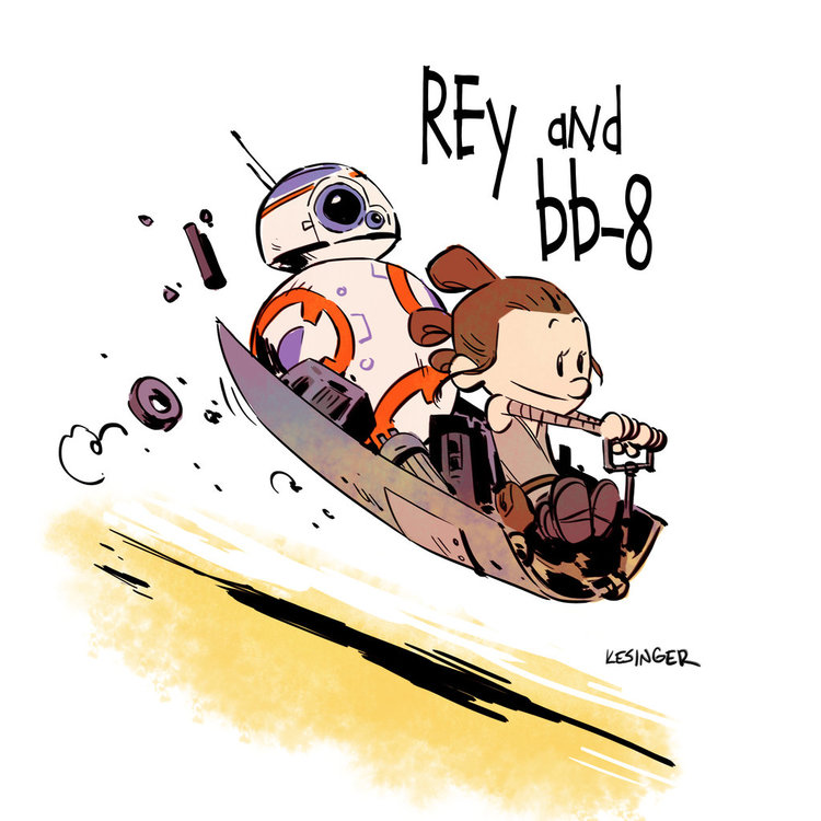 star-wars-the-force-awakens-gets-calvin-hobbes-style-mashup-art-series