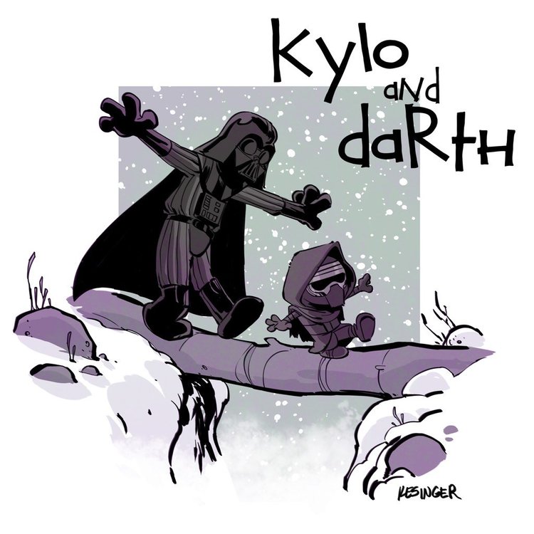 star-wars-the-force-awakens-gets-calvin-hobbes-style-mashup-art-series1