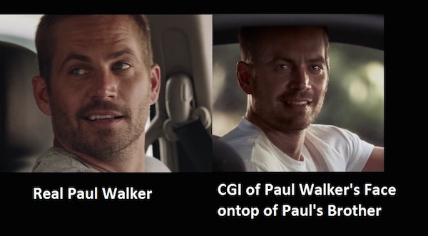 Paul Walker CGI