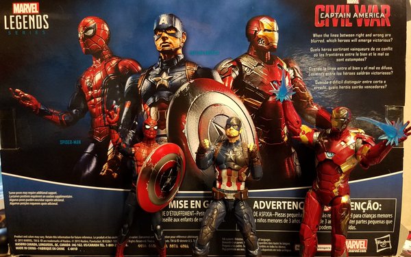 Captain America Civil War, action-figure Spider-Man