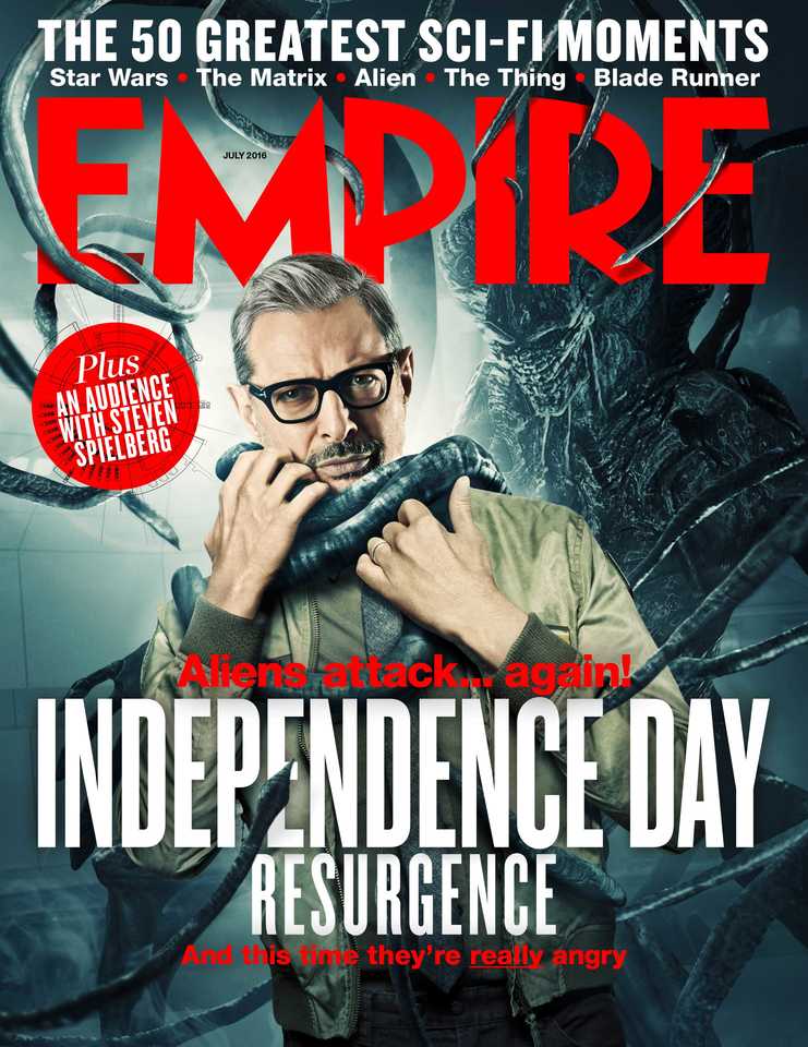 Independence Day: Rigenerazione Jeff Goldblum cover Empire