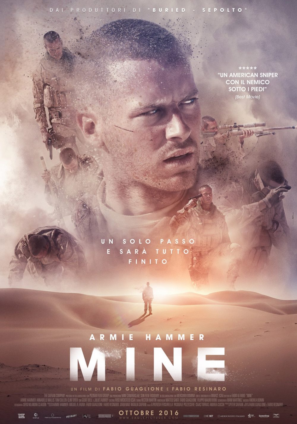 Mine poster Armie Hammer