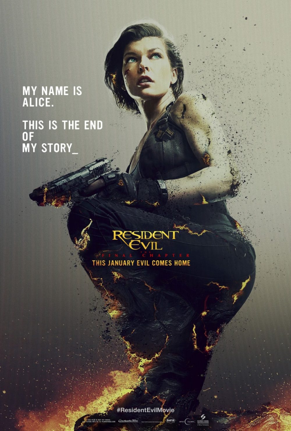 Resident Evil The Final Chapter poster