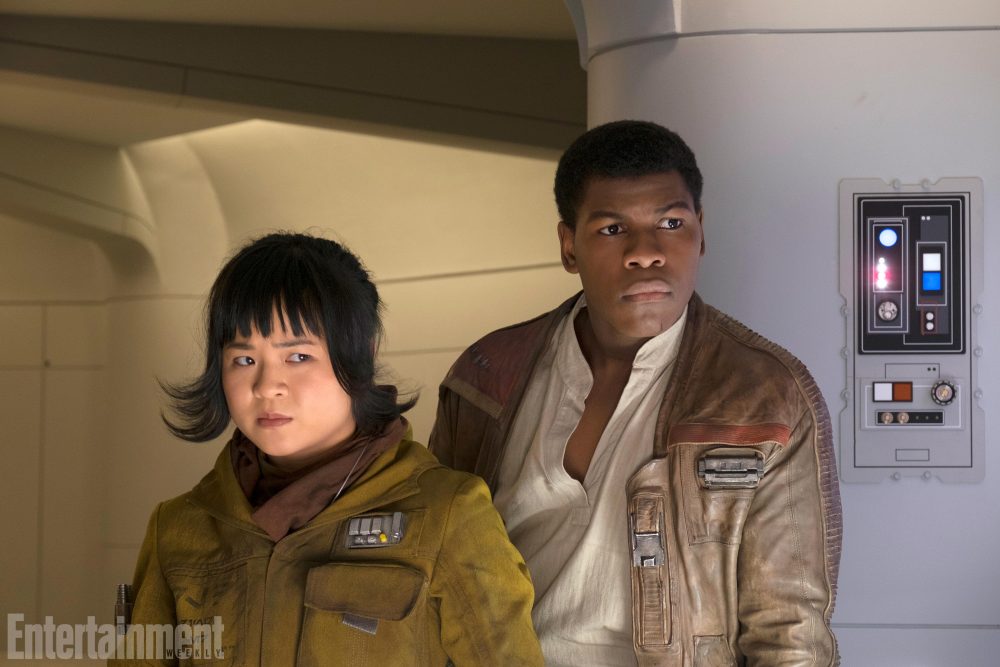 Star Wars: The Last Jedi - Rose (Kelly Marie Tran) and Finn (John Boyega)