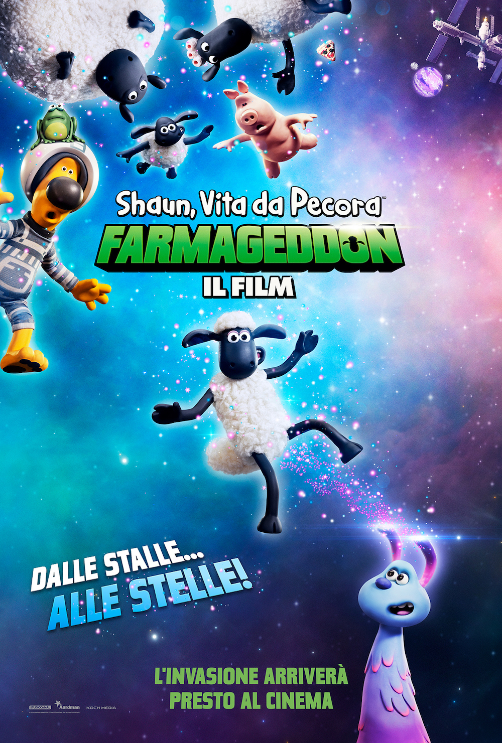 Shaun, Vita da Pecora - Farmageddon - Il Film - Primo Poster Ufficiale Italiano