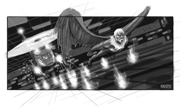 Spider-Man 4 storyboard