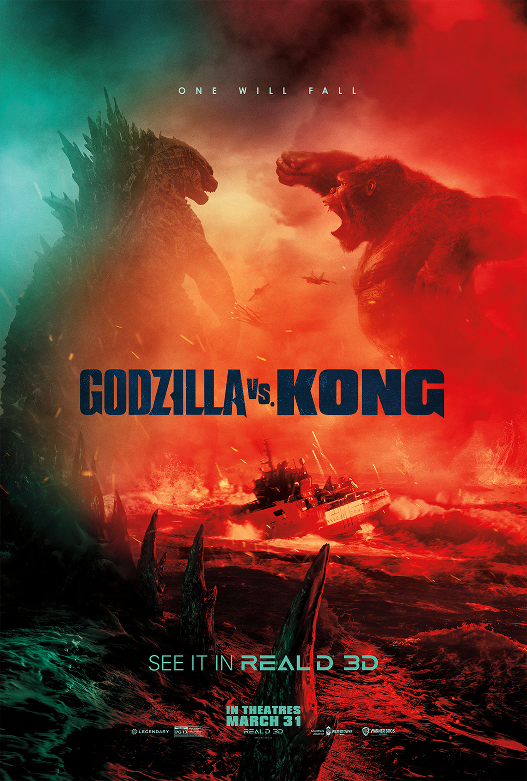 godzilla vs kong reald 3D