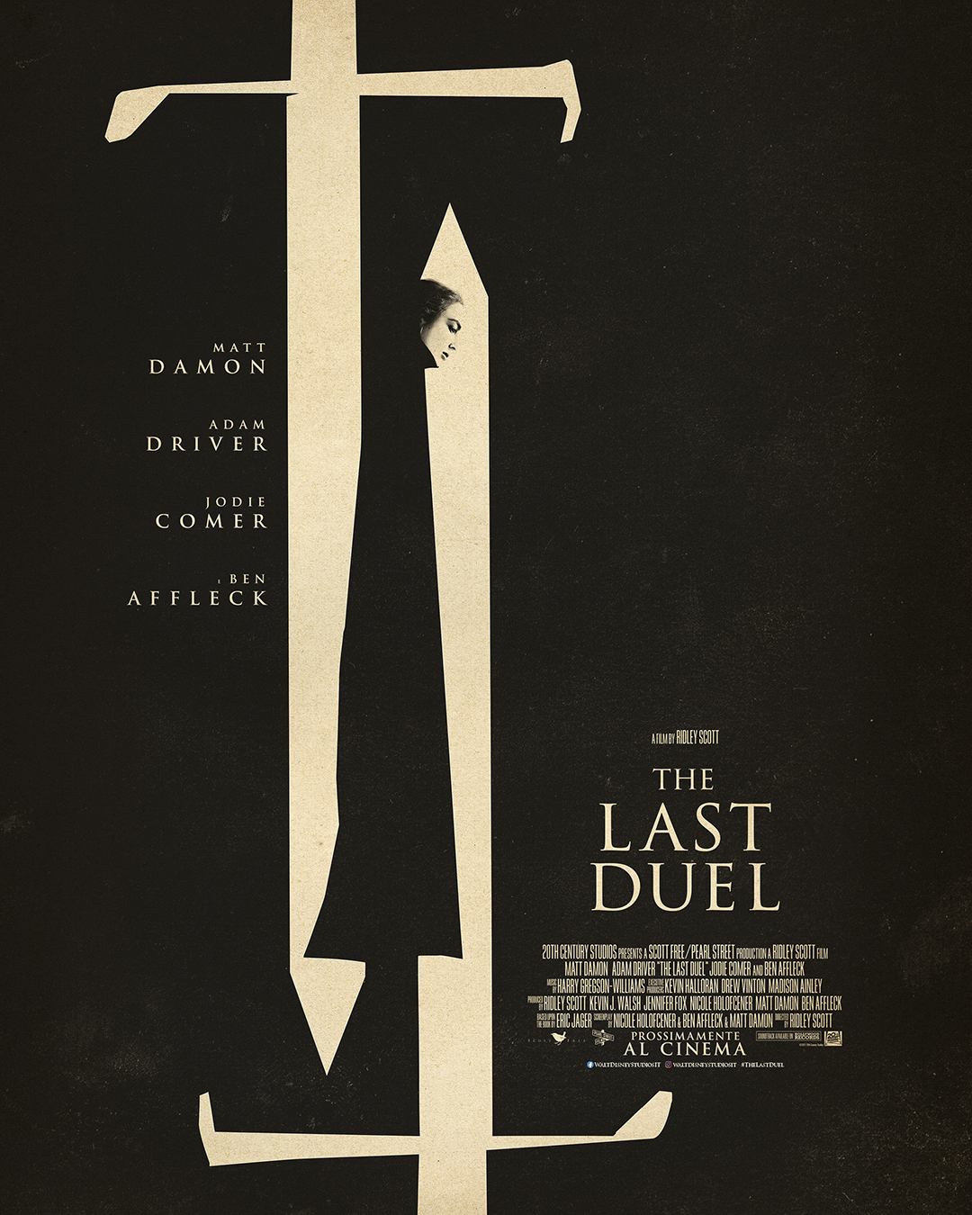 THE LAST duel poster italiano