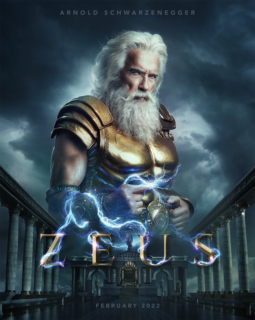 zeus Arnold Schwarzenegger poster