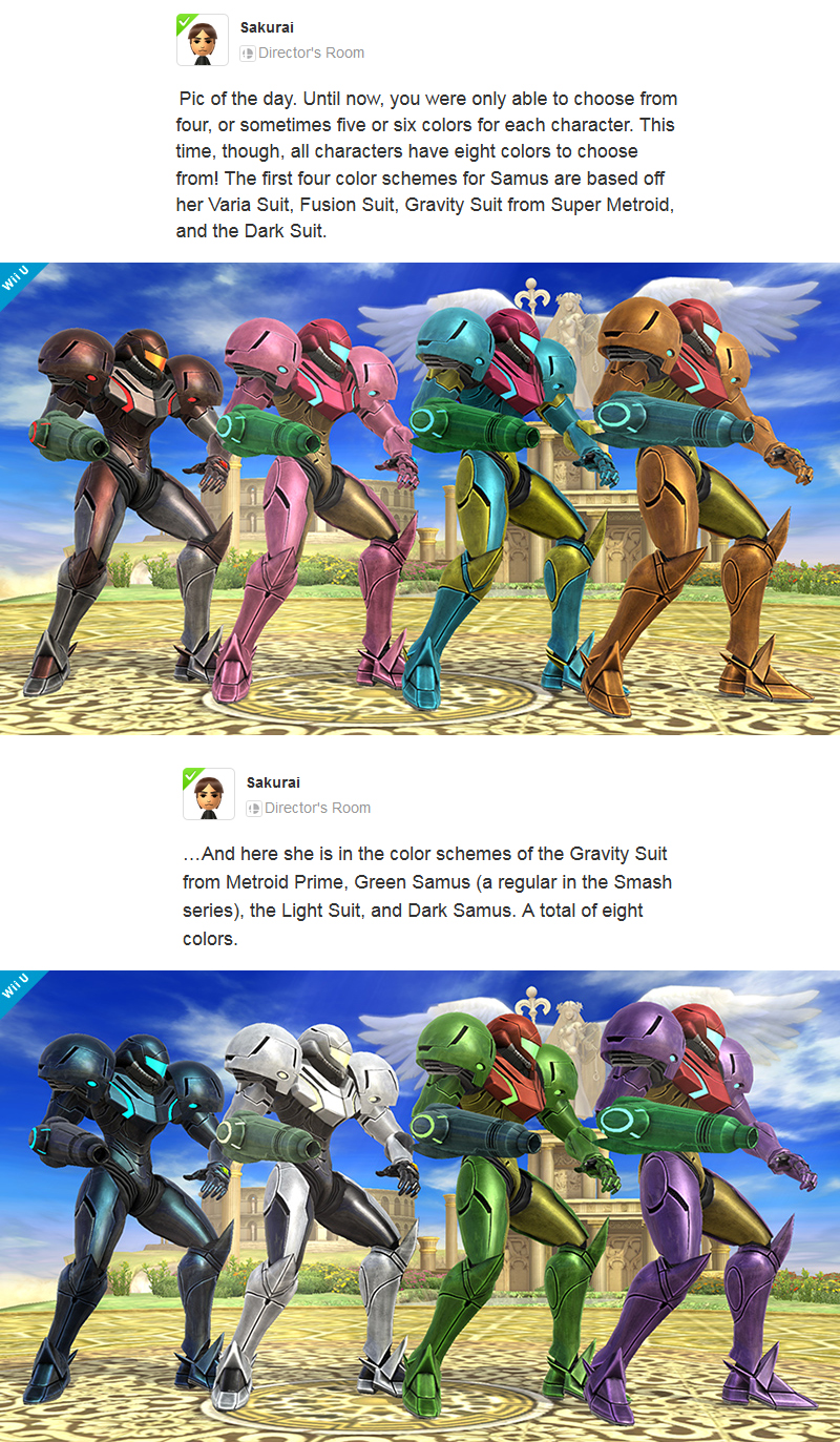 Super Smash Bros. - Colorazioni