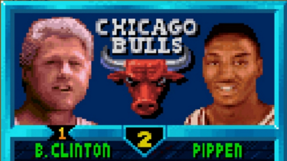 Bill Clinton in NBA Jam (1996)