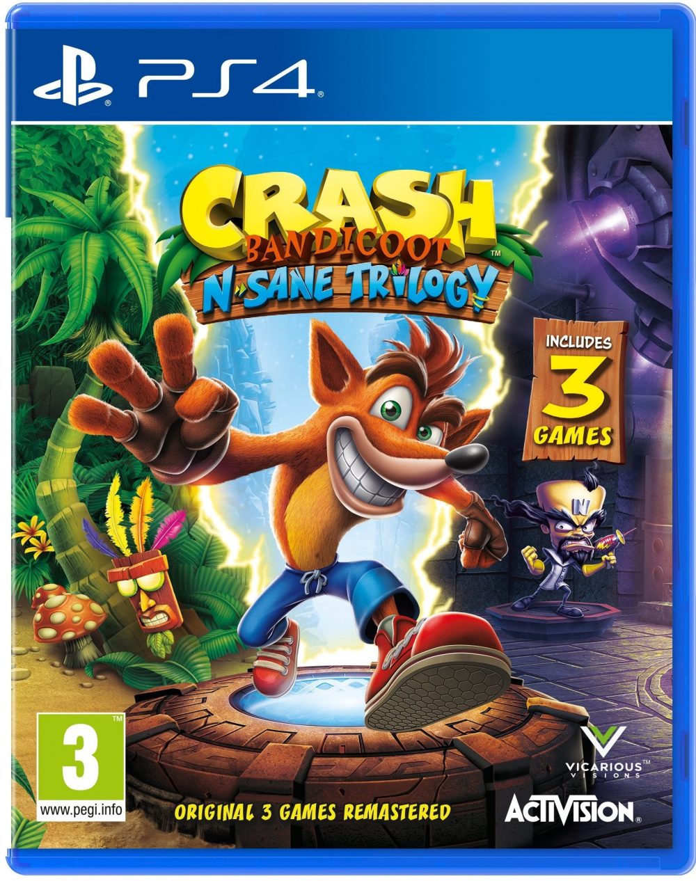 Crash Bandicoot N. Sane Trilogy cover