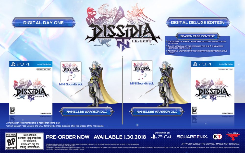 dissidia pre-order