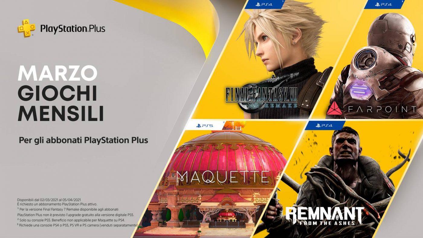 PlayStation Plus marzo