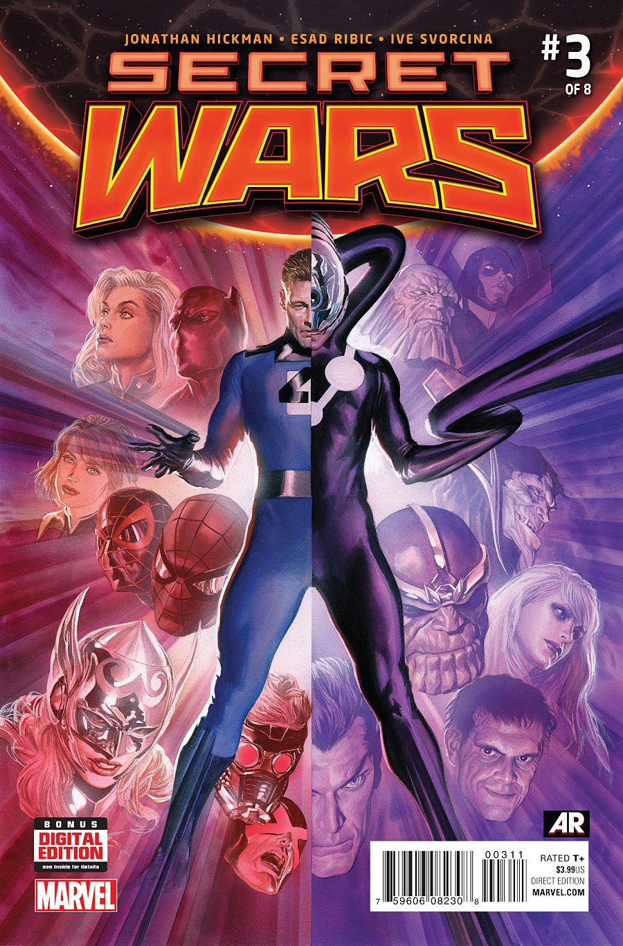 Secret Wars #3, cover