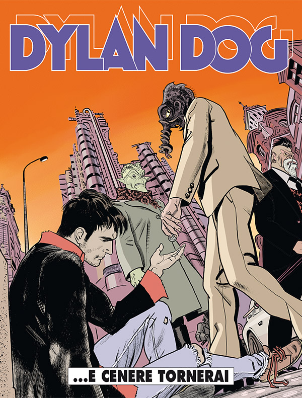 Dylan Dog 346: ...E cenere tornerai, copertina di Angelo Stano