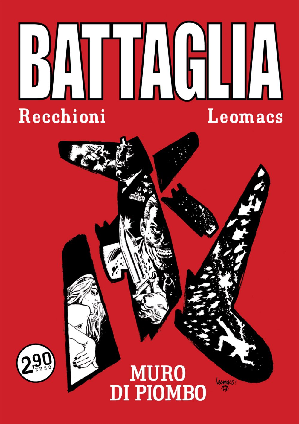 Battaglia 3: Muro di piombo, copertina di Leomacs