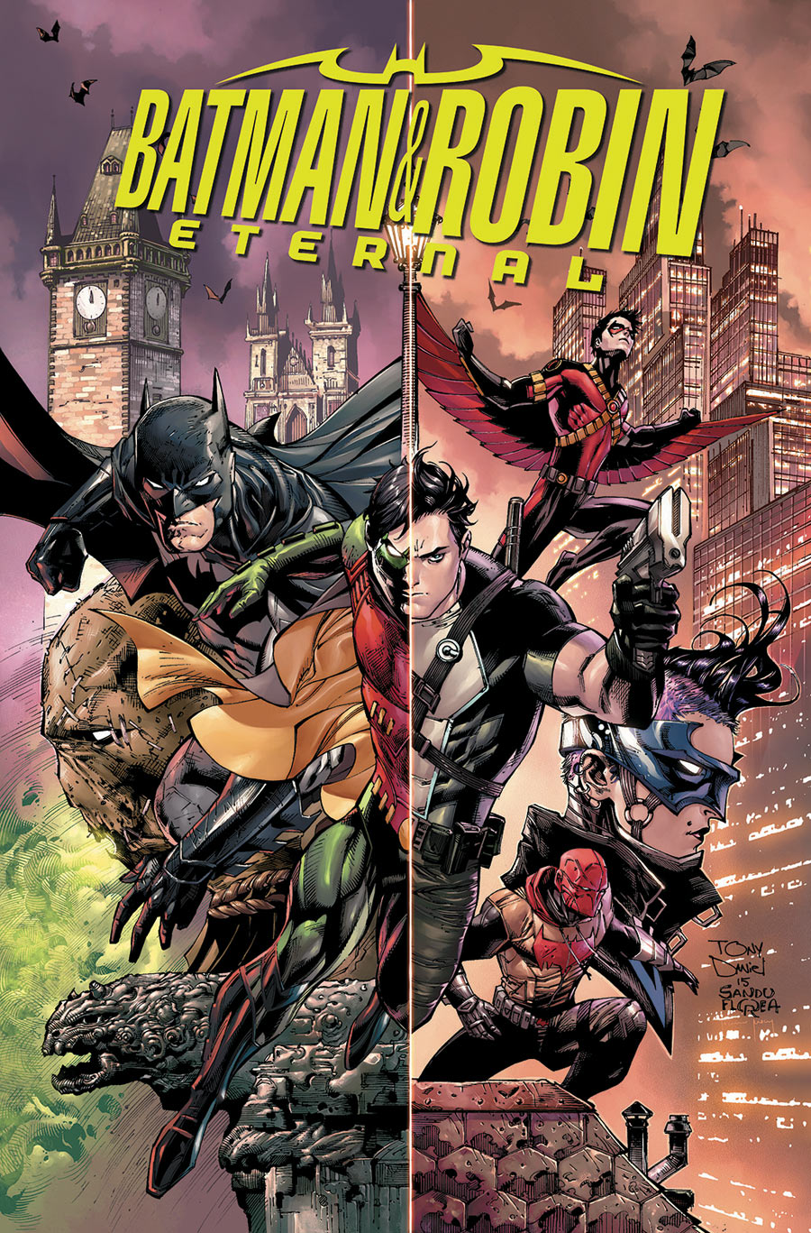 Batman & Robin Eternal #1, cover