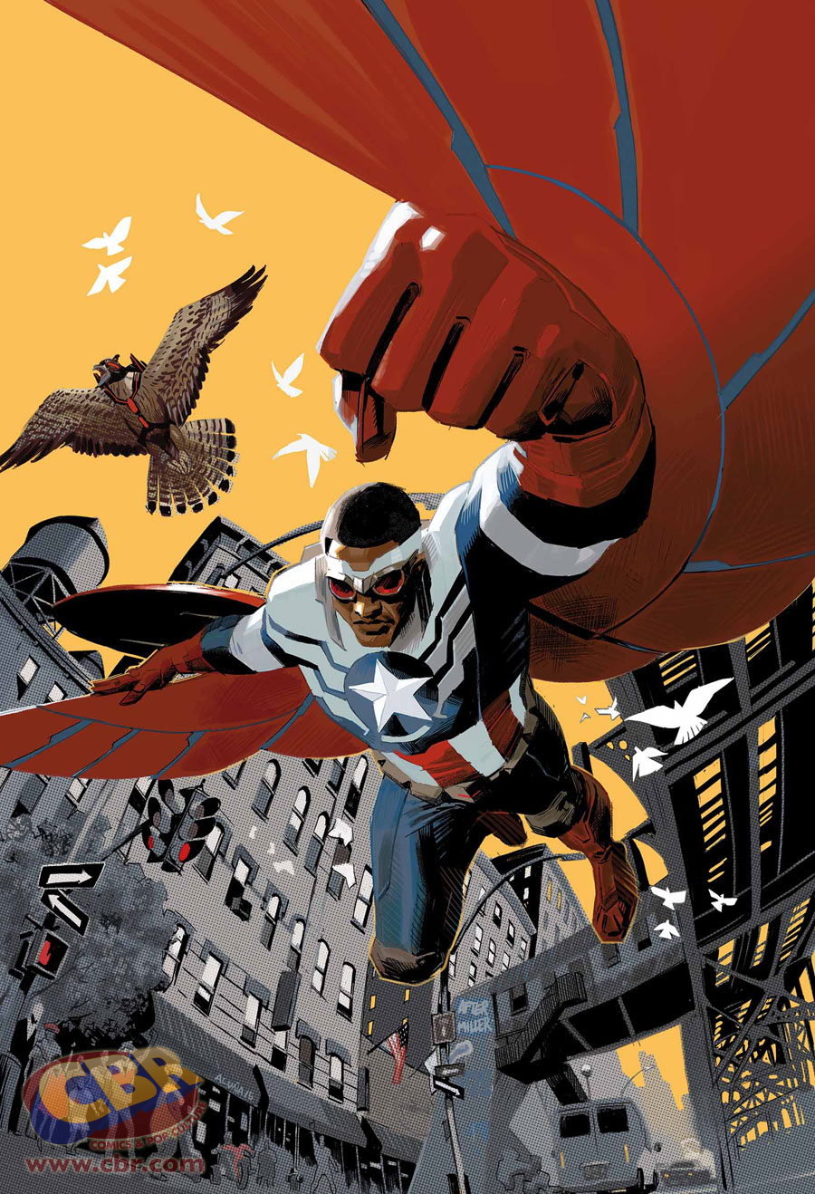 Sam Wilson, Captain America #1, cover