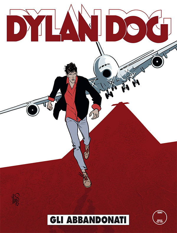 Dylan Dog 347: Gli abbandonati, copertina di Angelo Stano