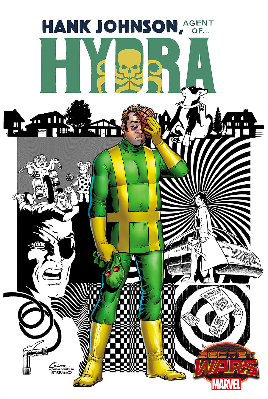 Hank Johnson: Agent of Hydra #1, variant cover