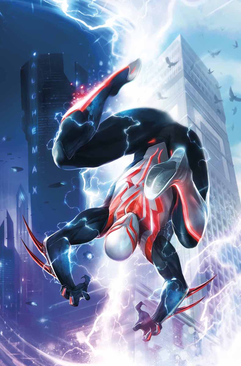 Spider-Man 2099 #1, copertina di Francesco Mattina