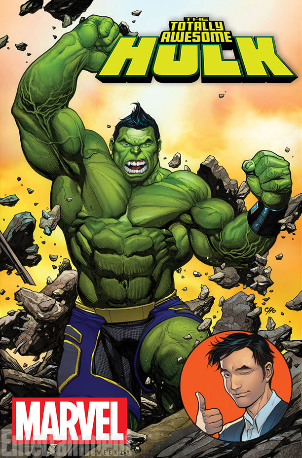 Totally Awesome Hulk #1, copertina di Frank Cho