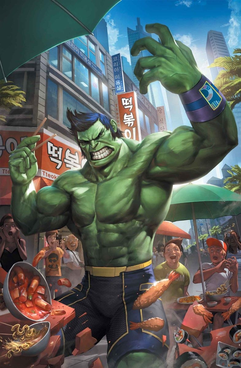 Totally Awesome Hulk #1, variant cover