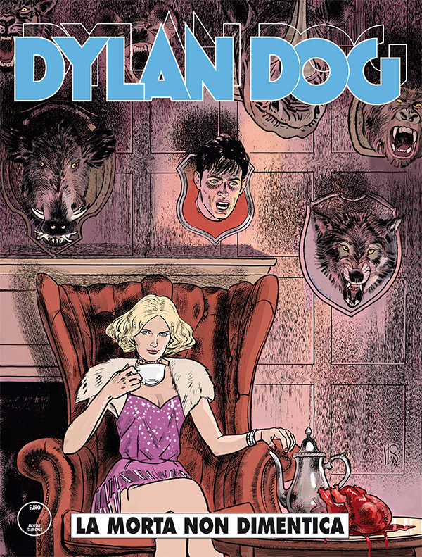 Dylan Dog 349: La morta non dimentica, copertina di Angelo Stano