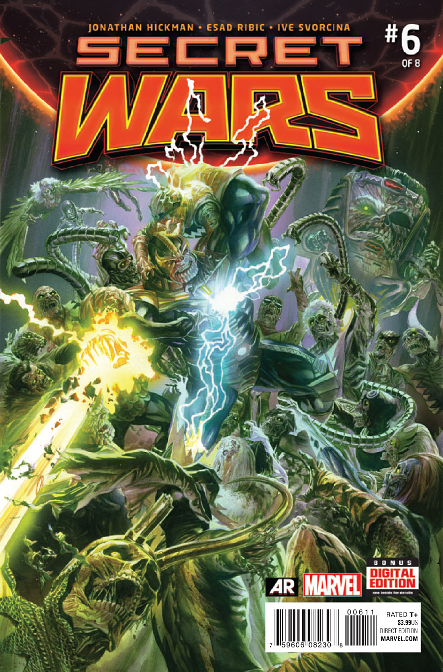 Secret Wars #6, copertina di Alex Ross