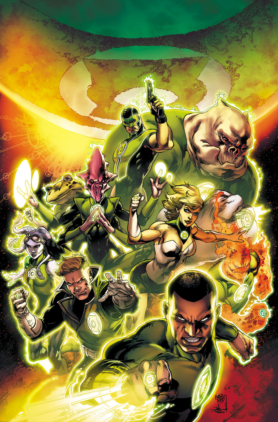 Green Lantern Corps: Edge of Oblivion #1, cover