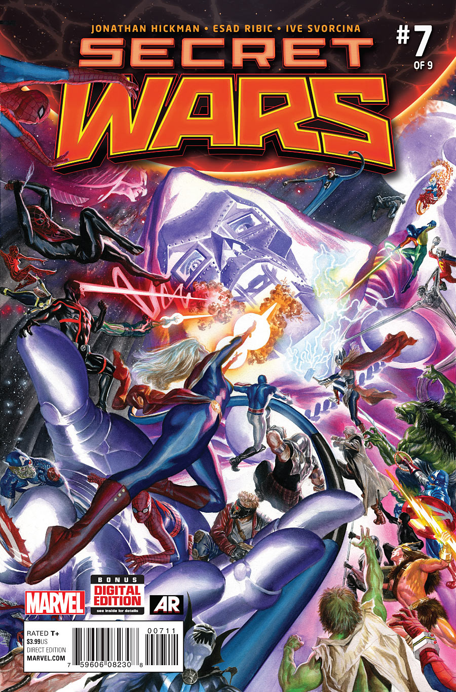 Secret Wars #7, cover