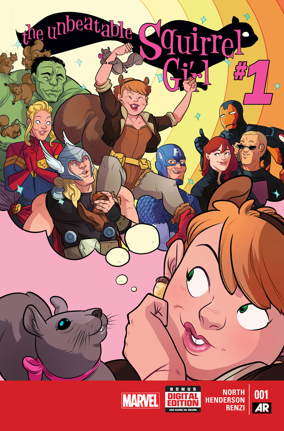 Unbeatable Squirrel Girl #1, copertina di Erica Henderson