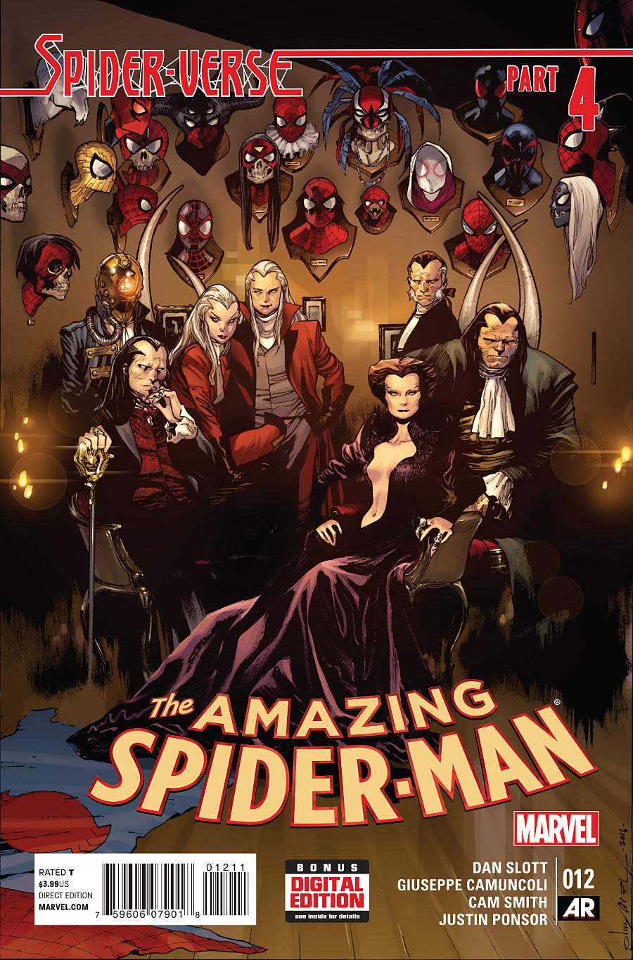 Amazing Spider-Man #12, copertina di Olivier Coipel