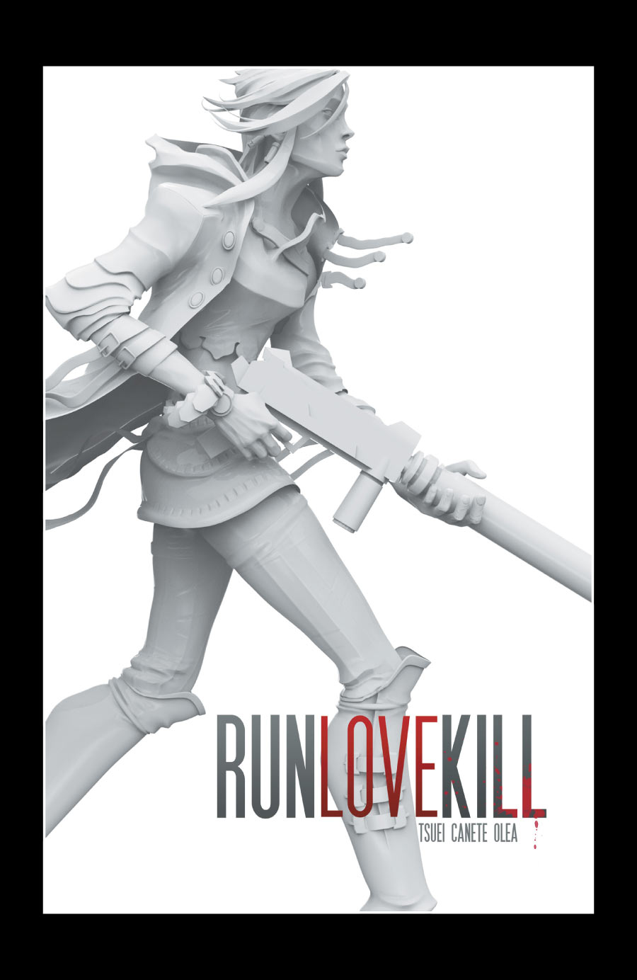 RunLoveKill #1, cover